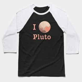 I Heart Pluto Baseball T-Shirt